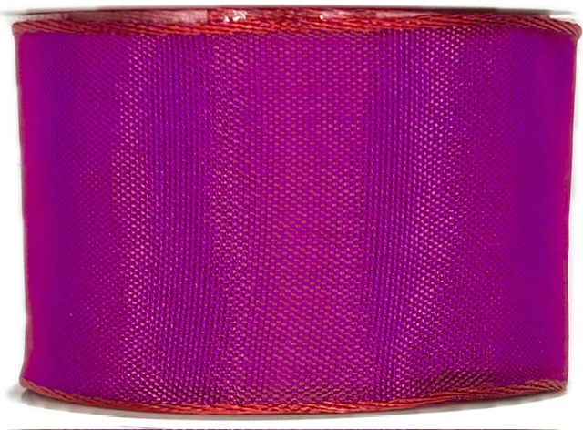 Stuha saténová Satin Shine – Fuchsia 40mm x 3m  (8,-Kč/m)  