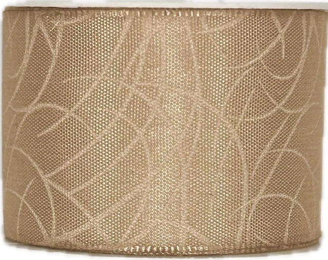 Stuha taftová SISI CHAMPAGNER BEIGE béžová 40mm x 2m (14,-Kč/m)