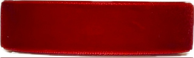 Stuha sametová VELUTTO CLASSIC RED červená 15mm x 1m (15,-Kč/m)