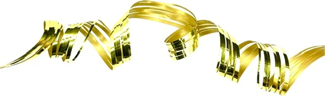 Stuha vázací METALLRAFFIA zlatá  lesklá 5 m