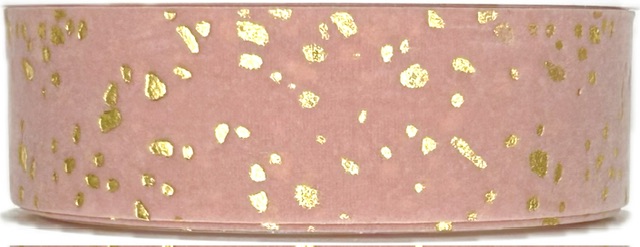 Stuha vánoční sametová VELUTTO STARDUST PINK růžová 25mm x 3m (12,-Kč/m)