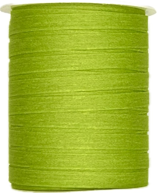 Stuha vázací bavlněná  BOBINE COTON GREEN zelená 5mm x 25m (1,16Kč/m)