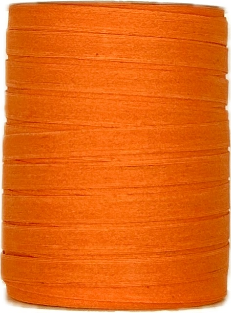 Stuha vázací bavlněná BOBINE COTON ORANGE oranžová 5mm x 25m (1,16Kč/m)