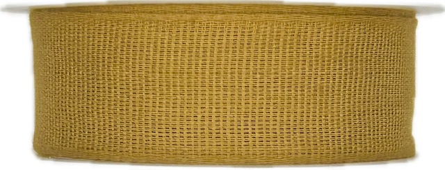 Stuha látková Nature Taft – Honey Gold medová 25mm x 2m (9,- Kč/m)