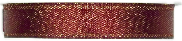 Stuha saténová STARDUST BURGUNDY bordó 10mm x 2m (9,-Kč/m)