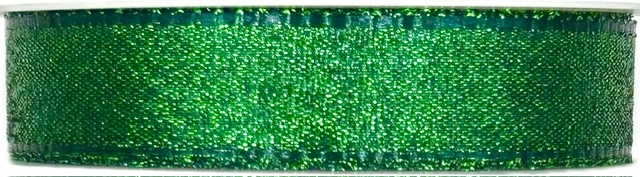 Stuha taftová HIGH SOCIETY SHINY GREEN zelená 15mm x 2m (11,-Kč/m)