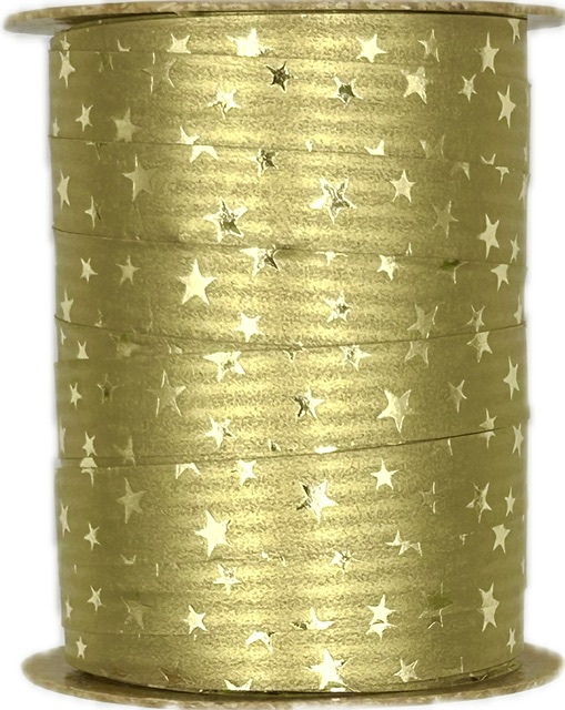 Stuha vánoční STARRY SHINE GOLD zlatá 10mm x 15m (1,60Kč/m)