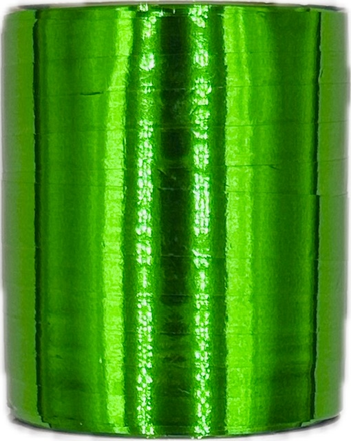 Stuha polypropylenová METALLIC SHINE GREEN zelená 10mm x 50m (0,80Kč/m)