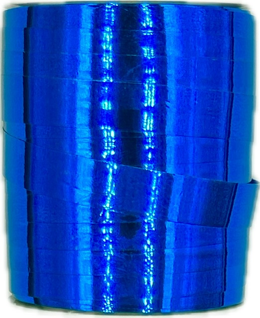 Stuha polypropylenová METALLIC SHINE BLUE modrá 10mm x 50m (0,80Kč/m)