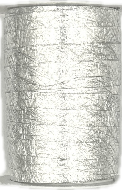 Stuha polypropylenová CRYSTAL FOIL SILVER stříbrná 10mm x 7m (2,-Kč/m)