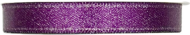 Stuha taftová STARDUST DARK PURPLE tmavě fialová 10mm x 4m (6,-Kč/m)