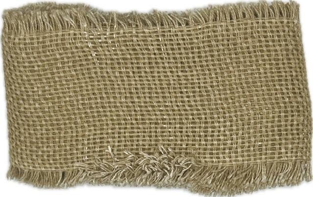 Stuha bavlněná COUNTRY SOUL NATURAL natural 60mm x 2m (15,-Kč/m)