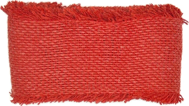 Stuha bavlněná COUNTRY SOUL SCARLET červená 60mm x 2m (15,-Kč/m)