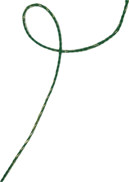 Dekorační provázek COUNTDOWN GREEN GOLD zlatý 1mm x 5m (3,- Kč/m)