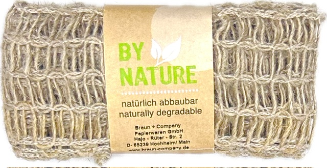 Síťovaná bavlněná stuha Alma – Nature 40mm x 2m (14,-Kč)