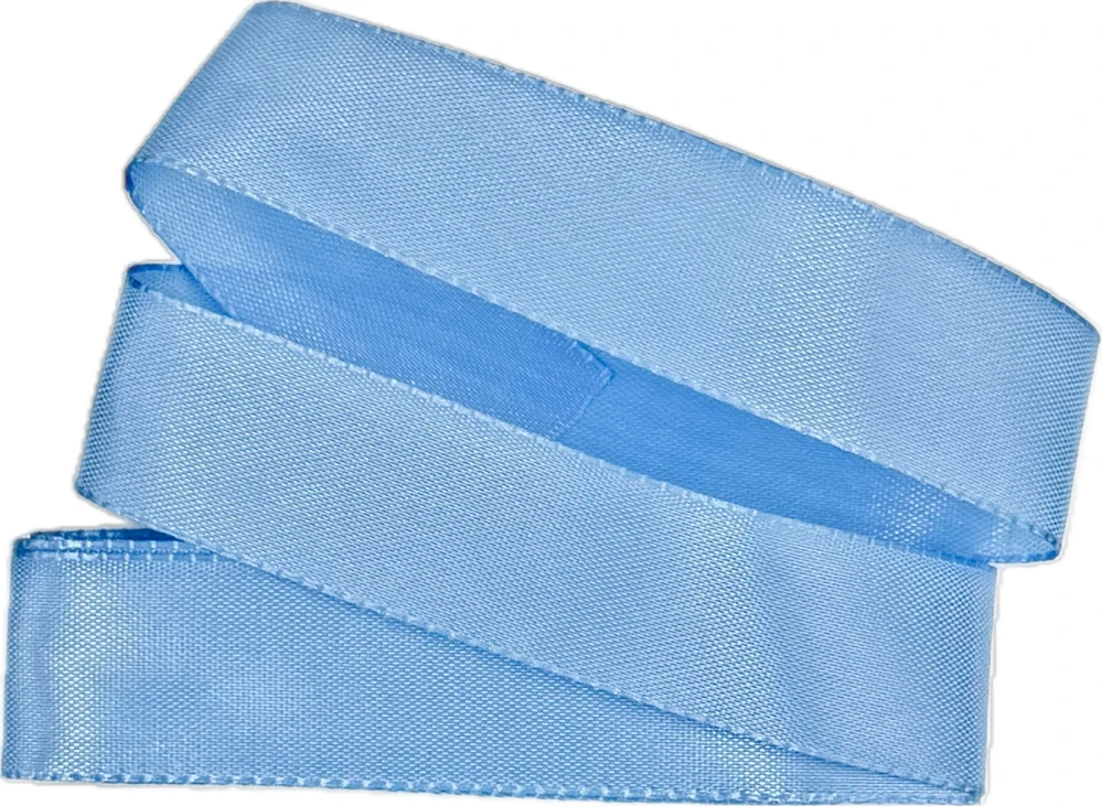 Stuha taftová Sky Blue světle modrá 25mmx3m (7,-Kč/m)