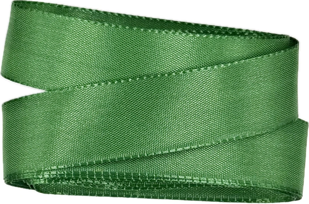 Stuha taftová Forest green tmavě zelená 25mm x 3m (7,-Kč/m)