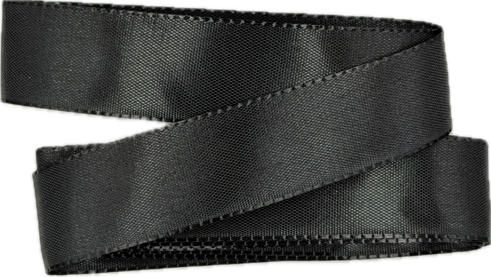 Stuha taftová Deep Black černá 25mm x 3m (7,-Kč/m)