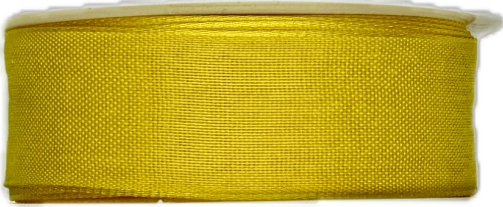 Bavlněná stuha CHANCE – Yellow Sun žlutá 25mm x 3m (6,-Kč/m)