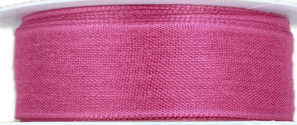 Bavlněná stuha CHANCE – Shocking Pink sytě růžová  25mm x 3m (6,-Kč/m)