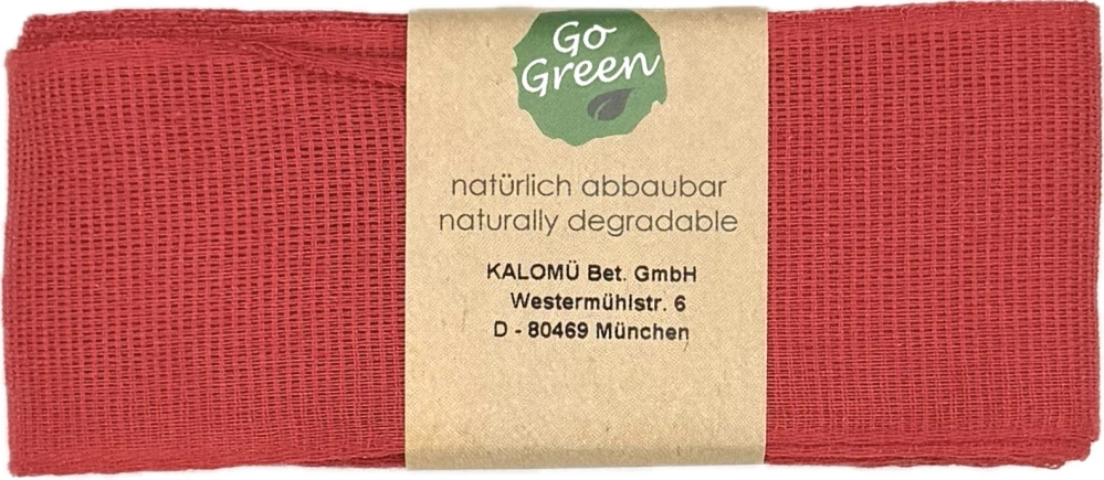 Stuha látková Nature Taft – Classic Red červená 40mm x 2m (8,-Kč/m)