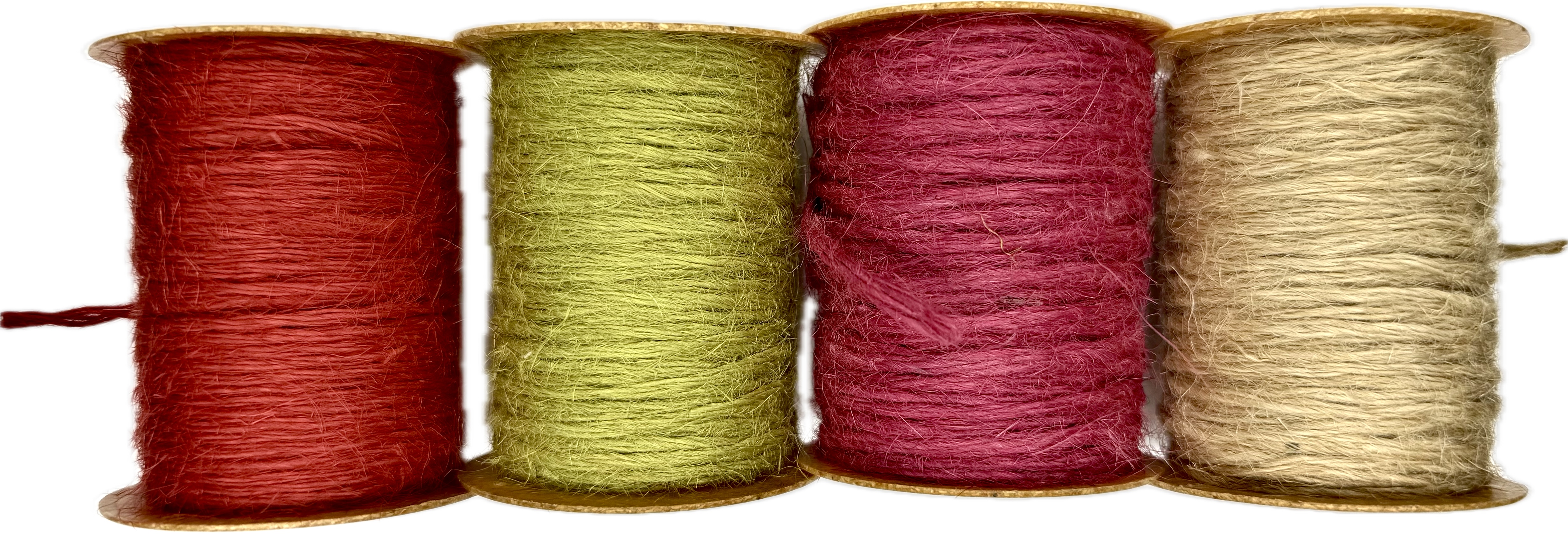 Jutový provázek GoGreen Twist – červený 2mm × 10m