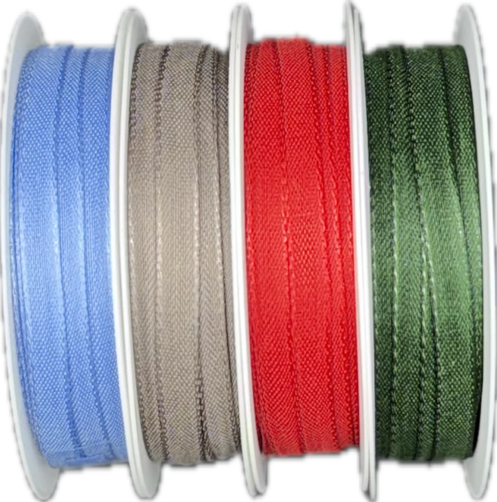 Chance Warm Taupe – úzká dekorační stuha 5mm x 5m  (3,40Kč/m) 