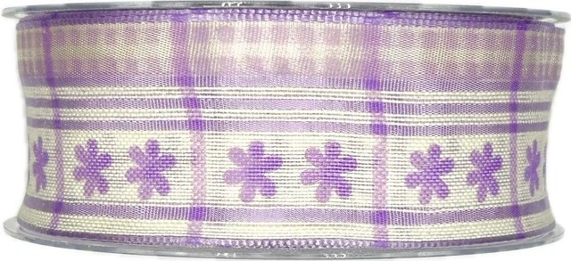 Stuha saténová SELINA LAVENDER lila A 40mm x 20m (7,-Kč/m)