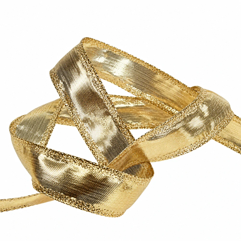 Stuha zlatá CELEBRATION GOLD Lesk  15mm x 3m (3,30 Kč/m)