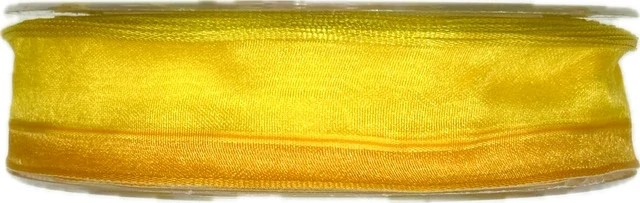 Stuha organzová PROMENADE ORANGE žluto oranžová 25mm x 20m A ( 6,-Kč/m )