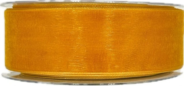 Stuha organzová BEAUTY ORGANDY CINNAMON skořicová 40mm x 50m A ( 4,- Kč/m)