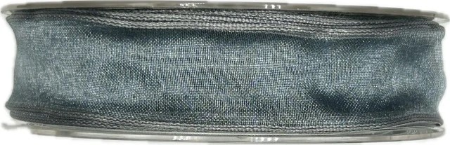 Stuha organzová ADVENTURE GRANIT granitová 25mm x 20m A (8,-Kč/m) 