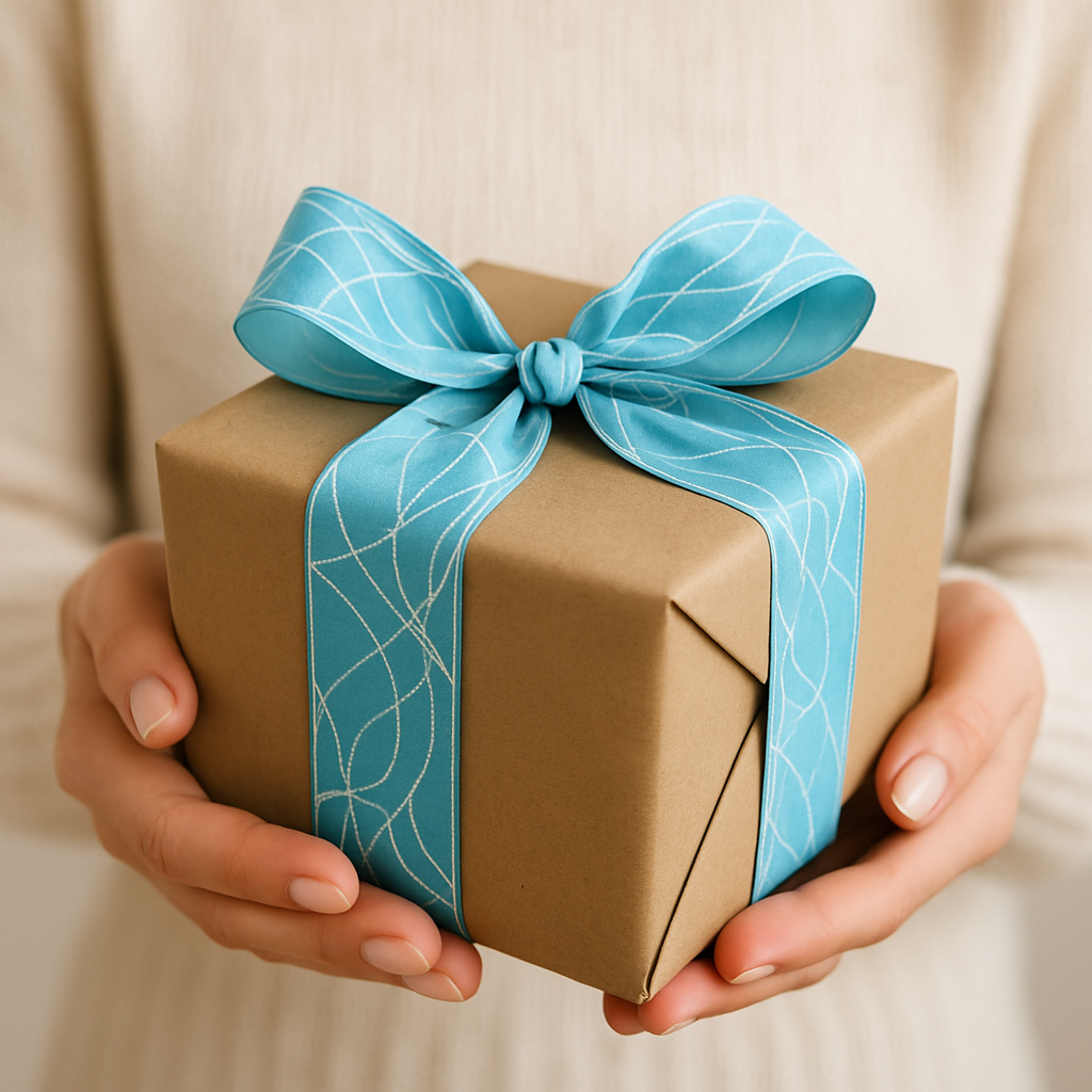 Stuha taftová SISI SKY BLUE tyrkysová 40mm x 2m (14,-Kč/m)