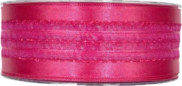 Stuha saténová SANTIAGO FUCHSIA fuchsia  A 40mm x 20m (8,-Kč/m)
