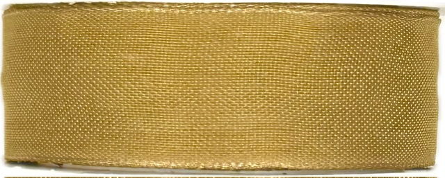 Bavlněná stuha CHANCE BEIGE béžová 25mm x 3m (6,- Kč/m)