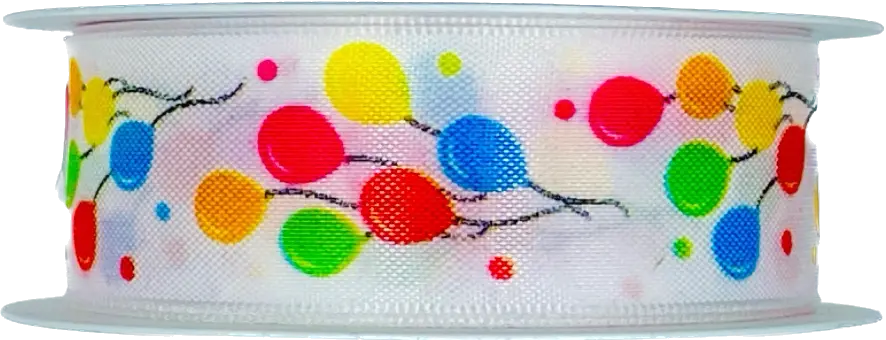 Stuha taftová LITTLE BALOONS 25mm x 2m (12,50Kč/m)