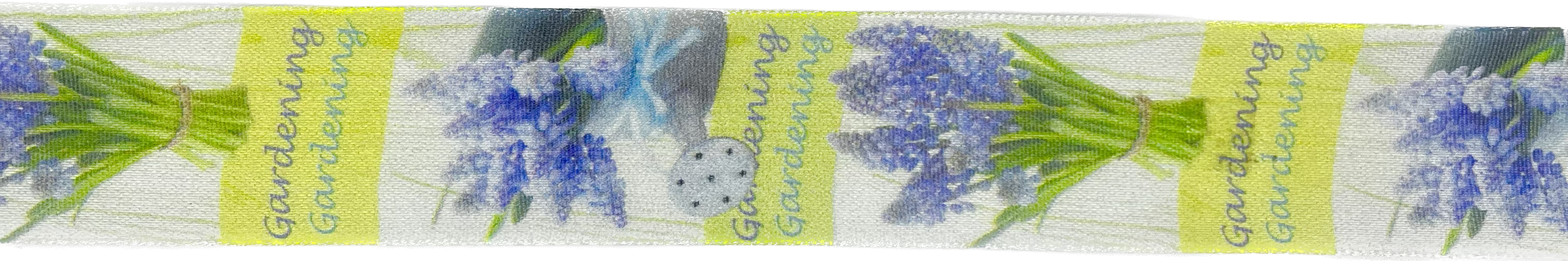 Stuha látková GARDENING JOY bavlněná  40mm x 2m (14,-Kč/m)
