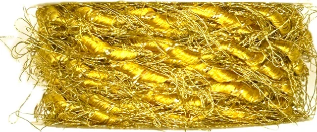 Provázek kroucený KORDEL  zlatý 3 mm x 3 m (5,- Kč/m)
