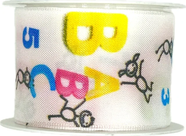 Stuha taftová  BACK TO SCHOOL 40mm x 2m