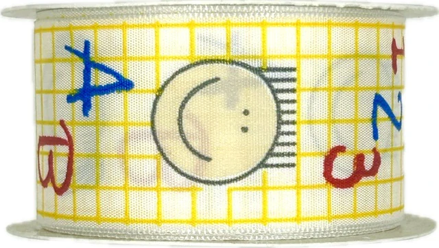 Stuha taftová ABC 40mm x 2m