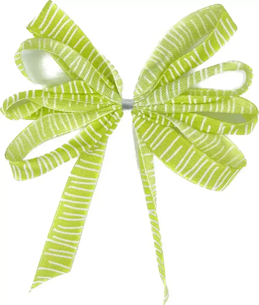 Stuha skládaná SAFARI hráškově zelená 15mm x 2m (7,- Kč/m)