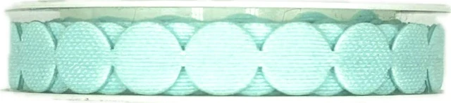 Stuha vysekávaná BLUE SPOTS světle modrá 10mm x 2m (8,-Kč/m)