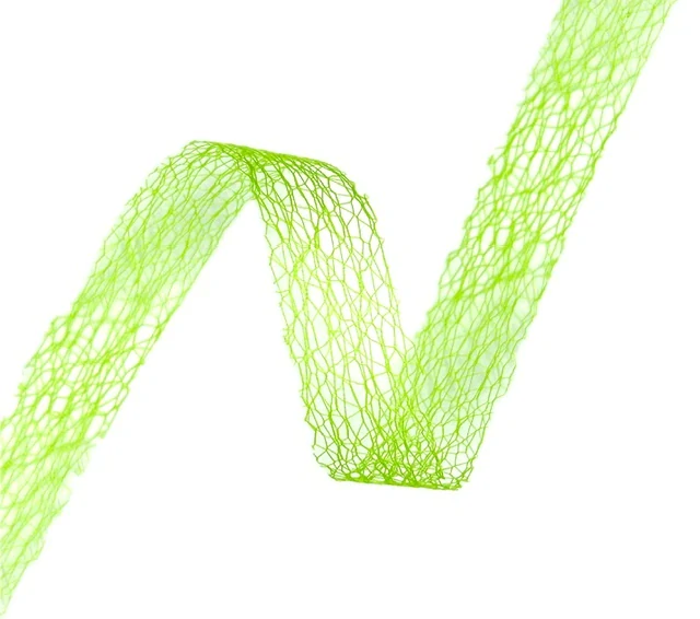 Stuha MESH GREEN floristická síťka zelená 25mm x 25m (3,-Kč/m)