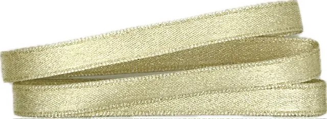 Stuha saténová STARDUST set 6ks- 2x  granitová, 2x zlatá, 2x stříbrná 10mm x 2m (10,-Kč/ks)