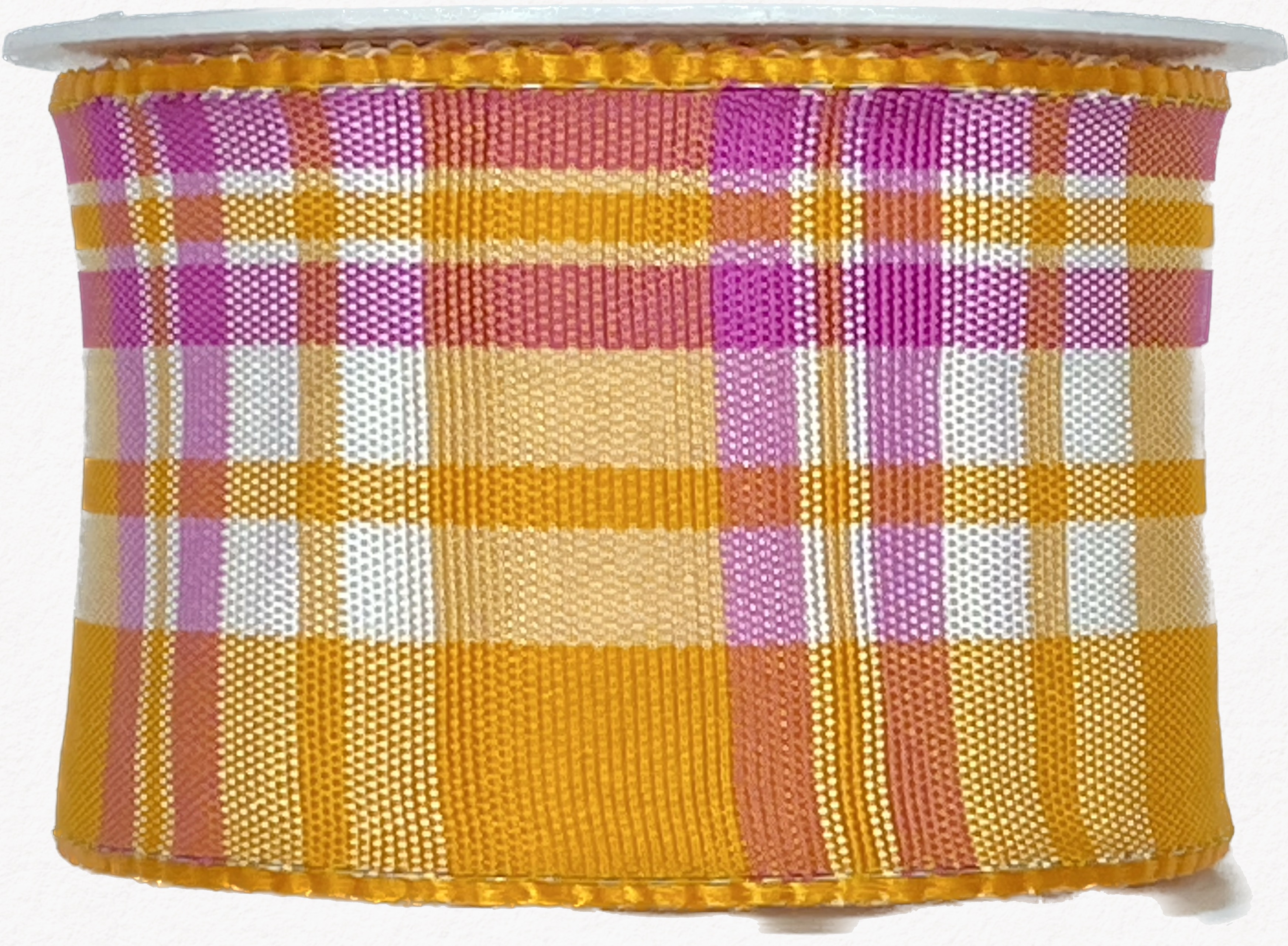 AKCE 2+1 zdarma- Stuha saténová CARACAS SUSET SORBET oranžová 40mm x 2m (cena za 3ks)