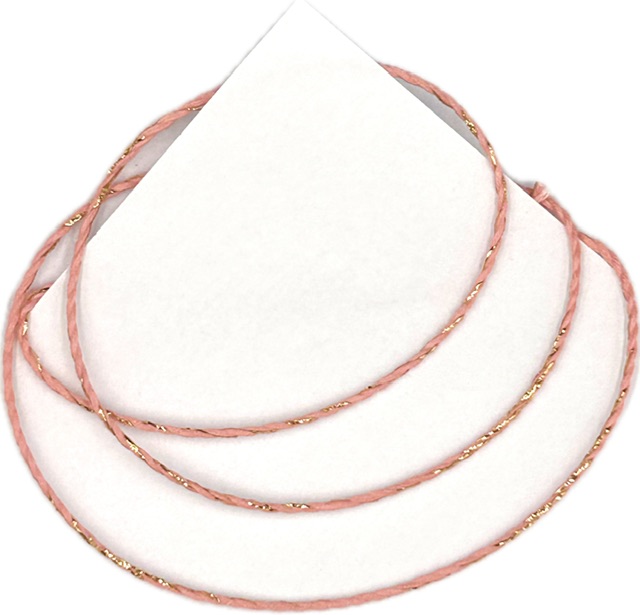 Dekorační provázek COUNTDOWN PINK GOLD zlatý 1mm x 5m (3,- Kč/m)