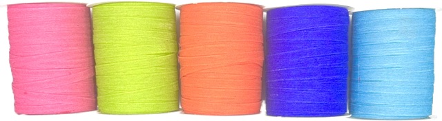 Stuha vázací bavlněná BOBINE COTON ORANGE oranžová 5mm x 25m (1,16Kč/m)