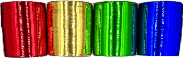 Stuha polypropylenová METALLIC SHINE BLUE modrá 10mm x 50m (0,80Kč/m)