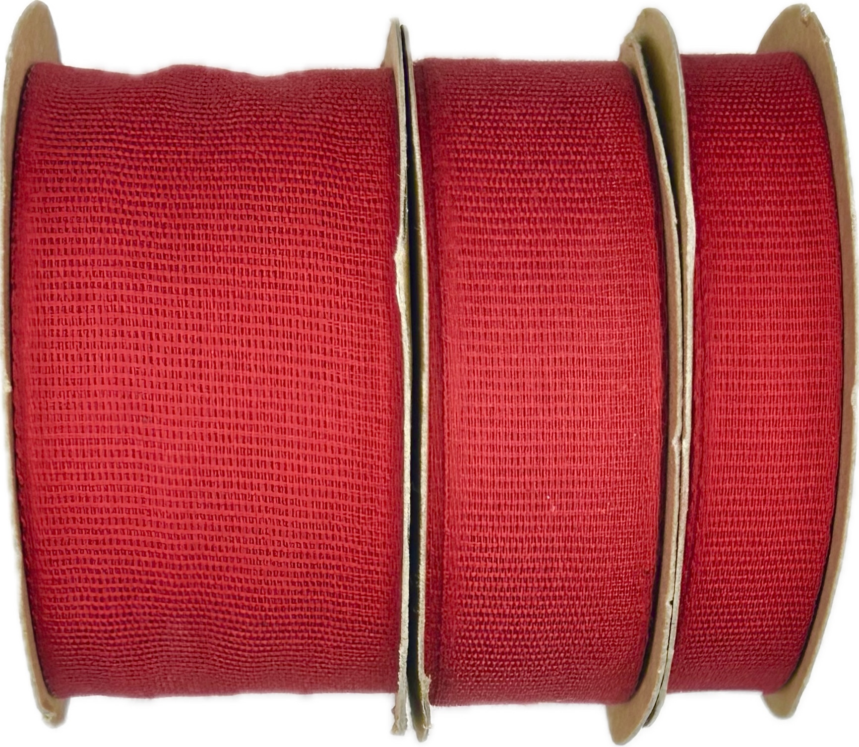 Stuha látková Nature Taft – Classic Red červená 40mm x 2m (11,-Kč/m)