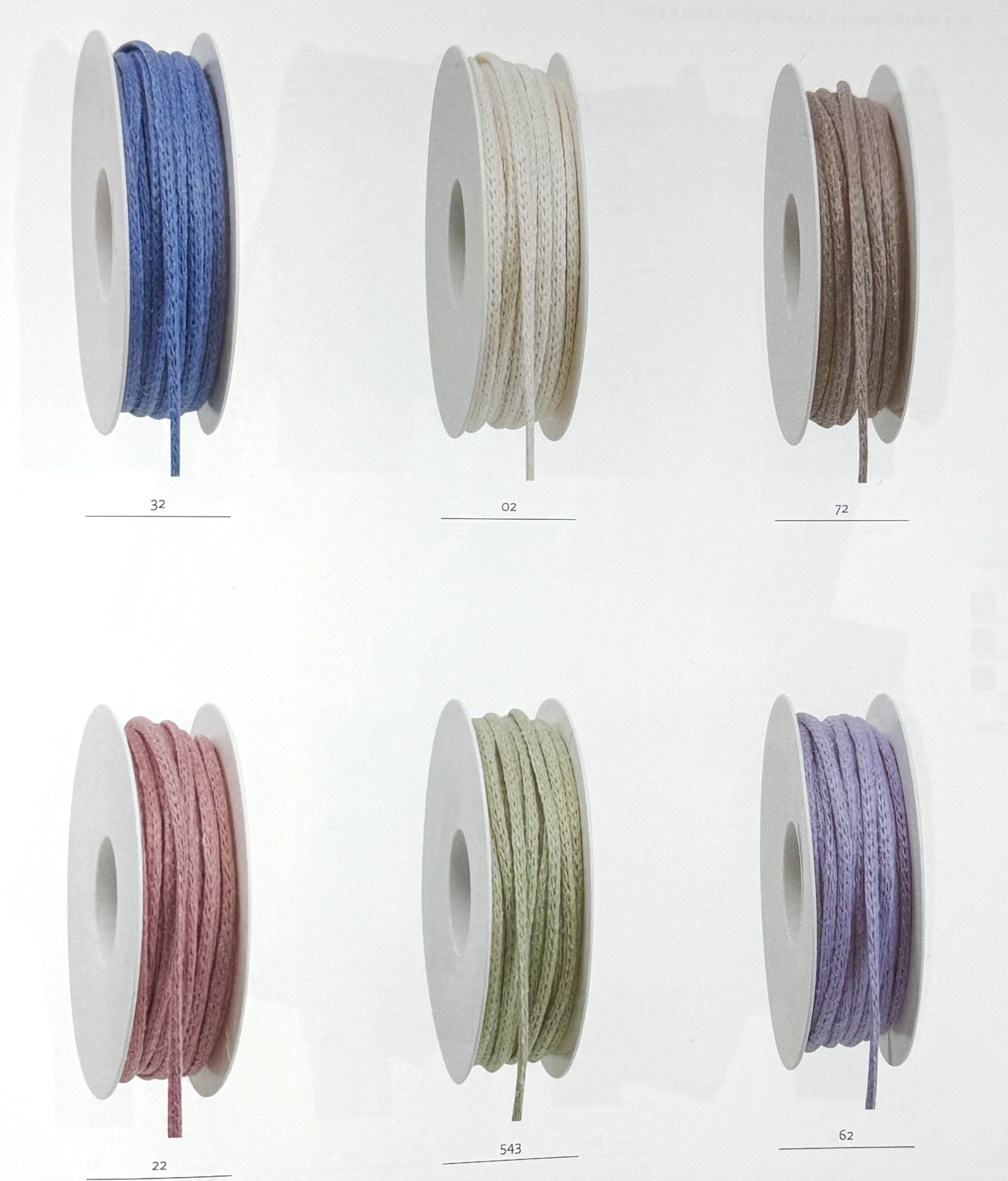 Dekorační provázek Cotton Twine – Honey Gold medový  2mm x 5m (3,-Kč/m)